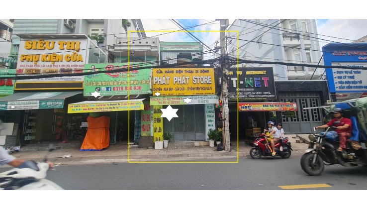 Cho thuê nhà Mặt Tiền KD Tân Quý 72m2, 1Lầu, 15Triệu - GẦN TRƯỜNG HỌC